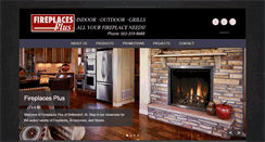 Desktop Screenshot of fireplacesplus.net